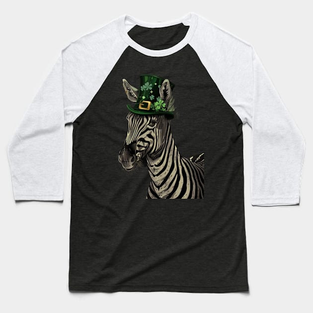 Zebra Genetic Research Baseball T-Shirt by Beard Art eye